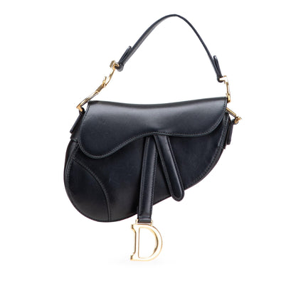 Dior Mini Leather Saddle Bag