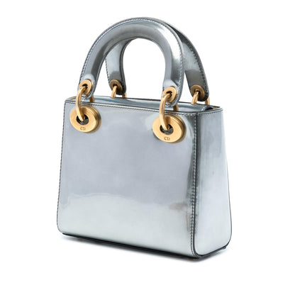 Dior Mini Metallic Patent Lady Dior