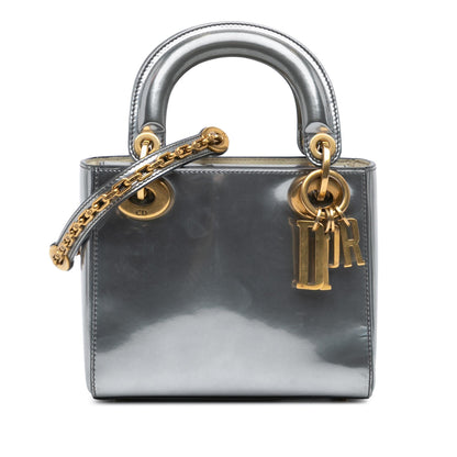 Dior Mini Metallic Patent Lady Dior