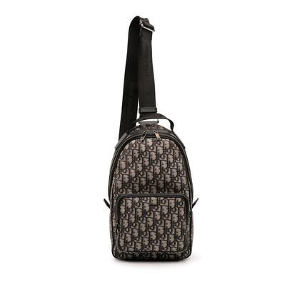 Dior Mini Oblique Canvas Rider Sling Bag