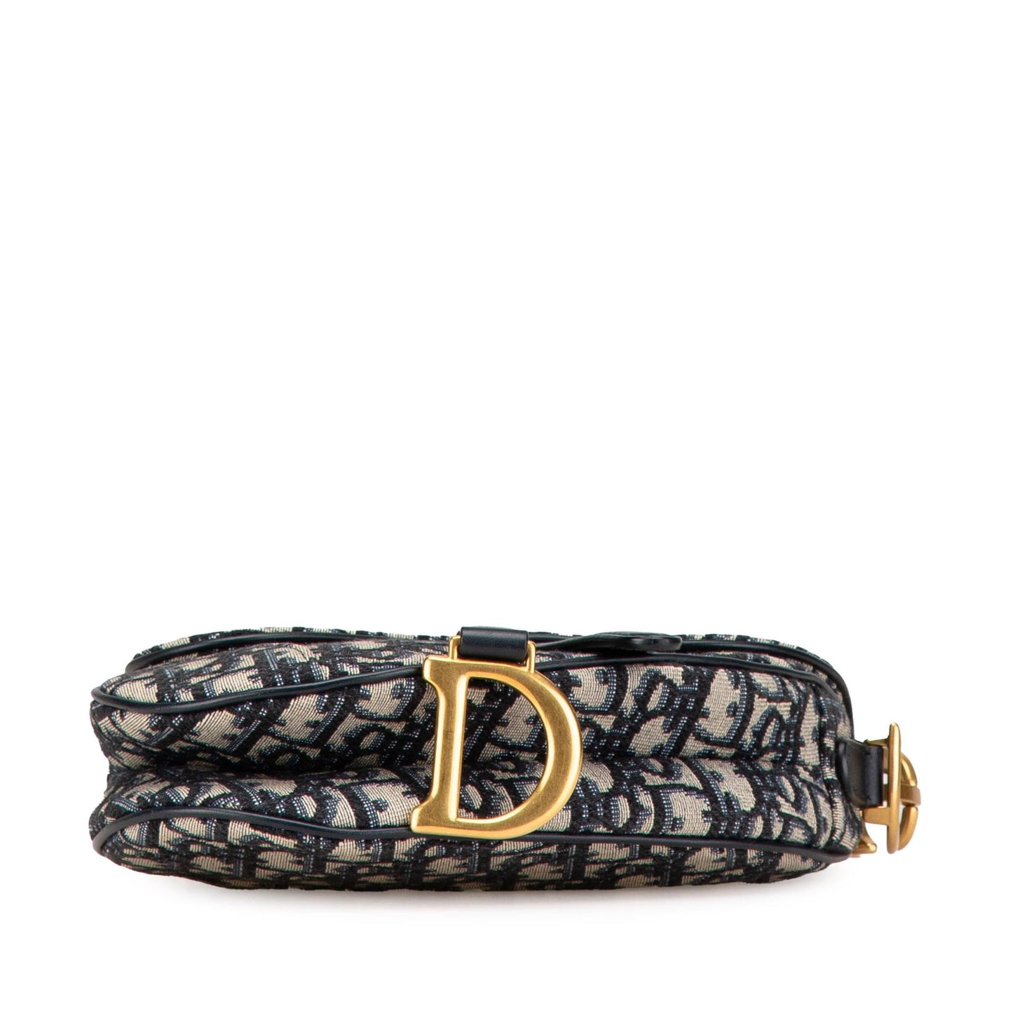 Dior Mini Oblique Canvas Saddle Bag