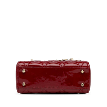 Dior Mini Patent Cannage Lady Dior (SHG-YtU7jk)