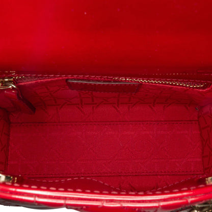 Dior Mini Patent Cannage Lady Dior (SHG-a45nYI)