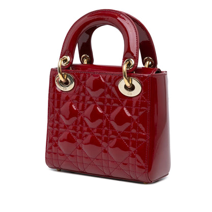 Dior Mini Patent Cannage Lady Dior (SHG-5jmUhi)