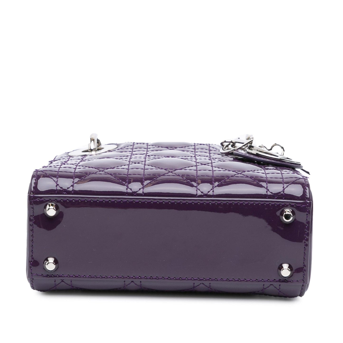Dior Mini Patent Cannage Lady Dior