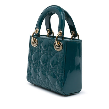 Dior Mini Patent Cannage Lady Dior