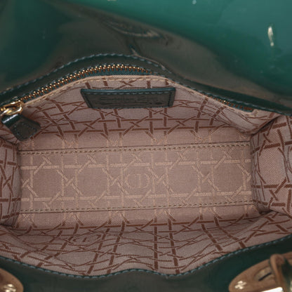 Dior Mini Patent Cannage Lady Dior