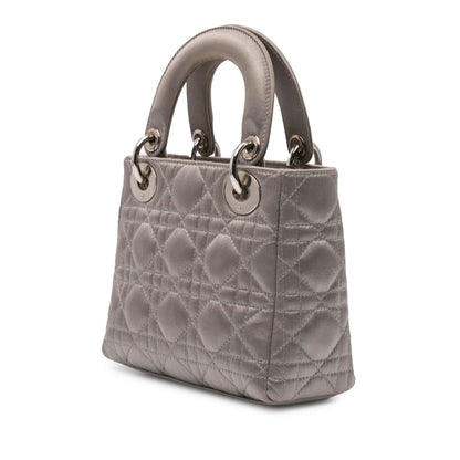 Dior Mini Satin Cannage Lady Dior