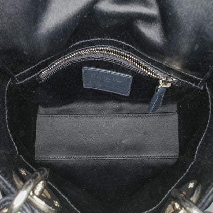 Dior Mini Satin Cannage Strass Crystal Embellished Lady Dior
