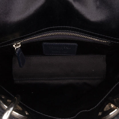 Dior Mini Satin Cannage Strass Crystal Embellished Lady Dior