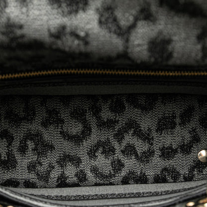 Dior Mizza Medium Embroidered Canvas Leopard Lady D Lite