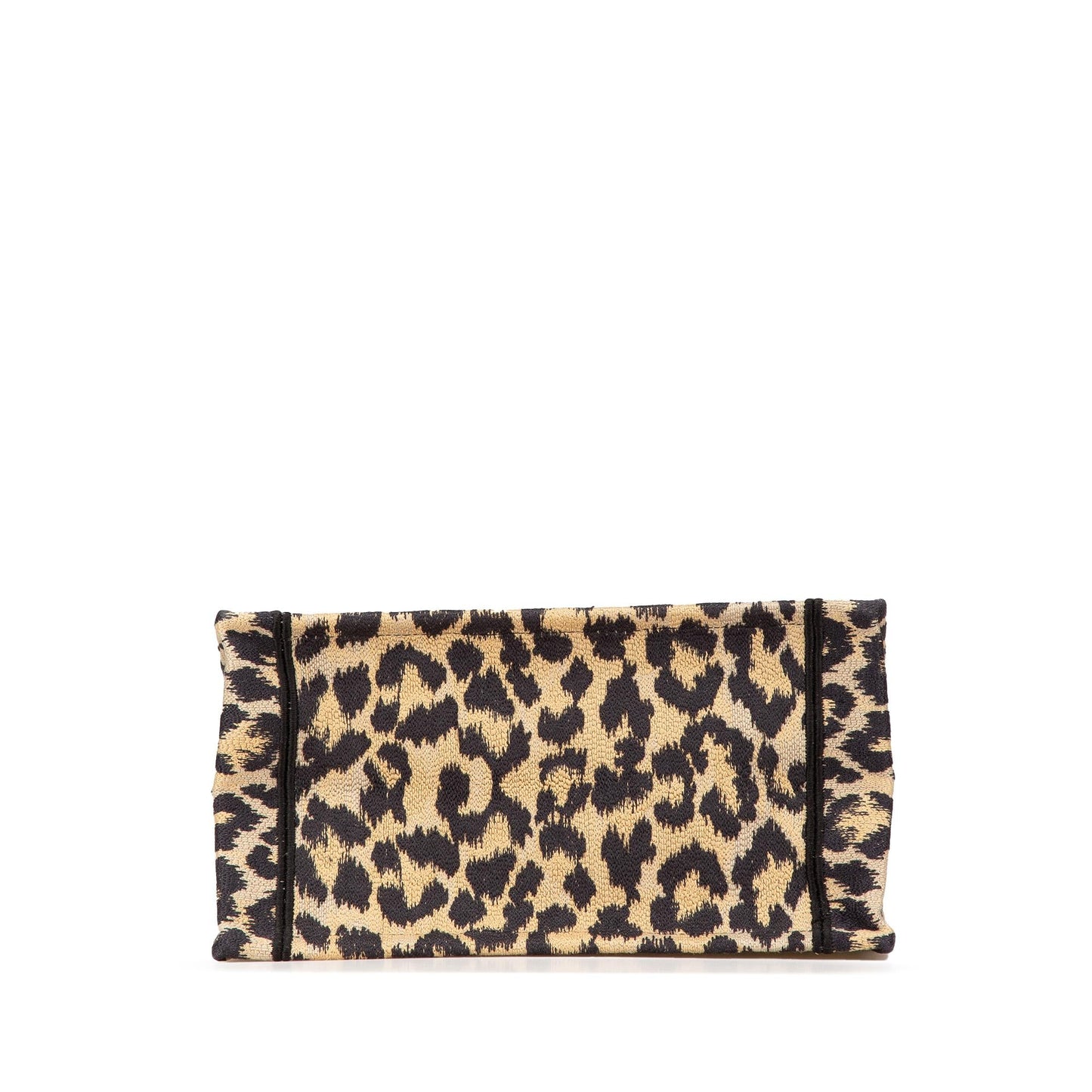 Dior Mizza Small Embroidered Canvas Leopard Book Tote