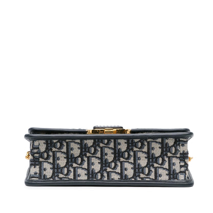 Dior Oblique 30 Montaigne East West Bag with Chain (SHG-Aqam3m)