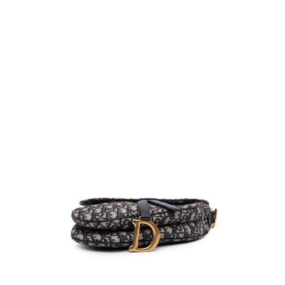 Dior Oblique Canvas Saddle Bag