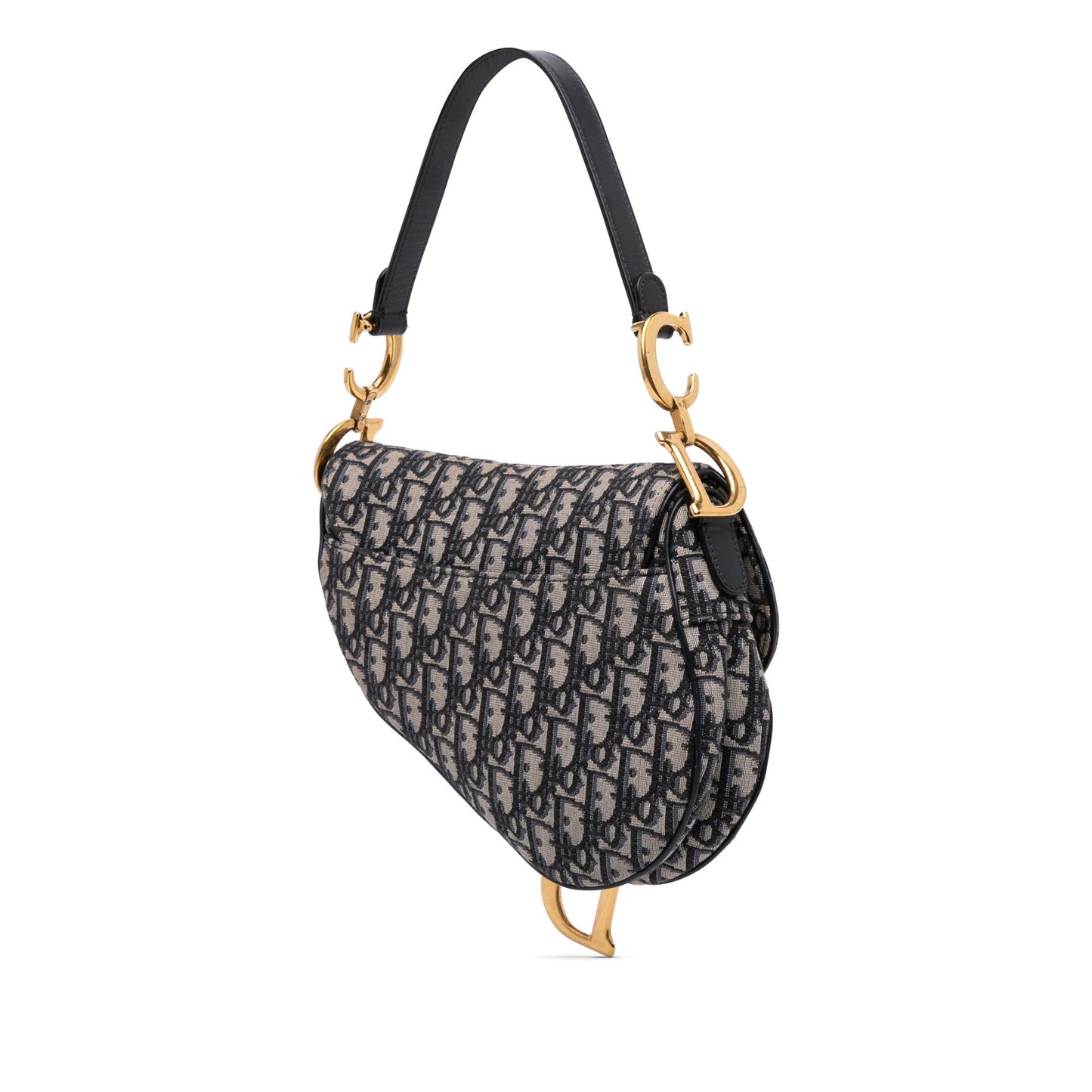 Dior Oblique Canvas Saddle Bag