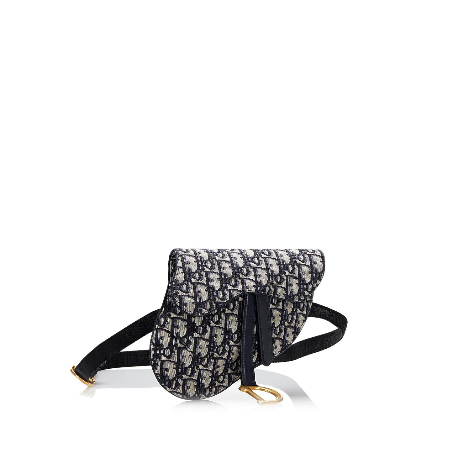 Dior Oblique Canvas Saddle Belt Bag