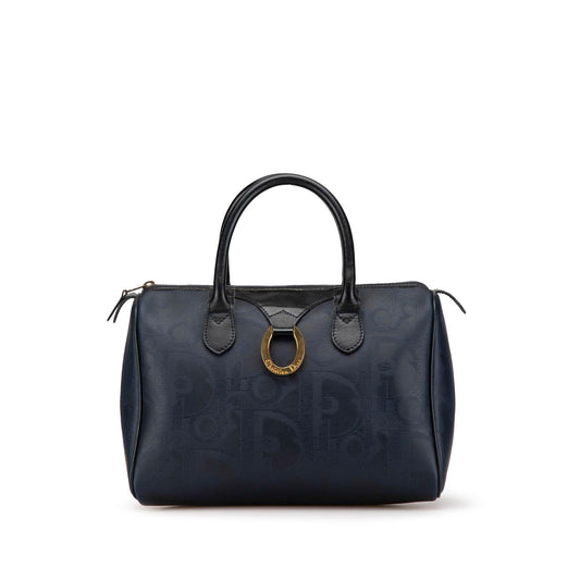 Dior Oblique Trotter Coated Canvas Boston Bag