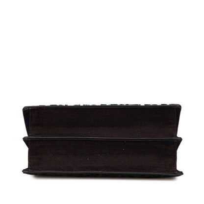 Dior Oblique Velvet Diorama Satchel