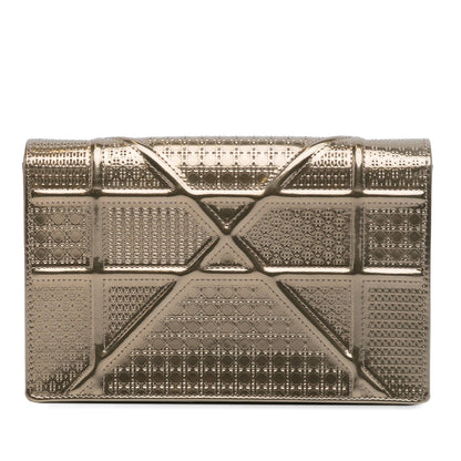 Dior Patent Microcannage Diorama Wallet on Chain (SHG-slLLNI)