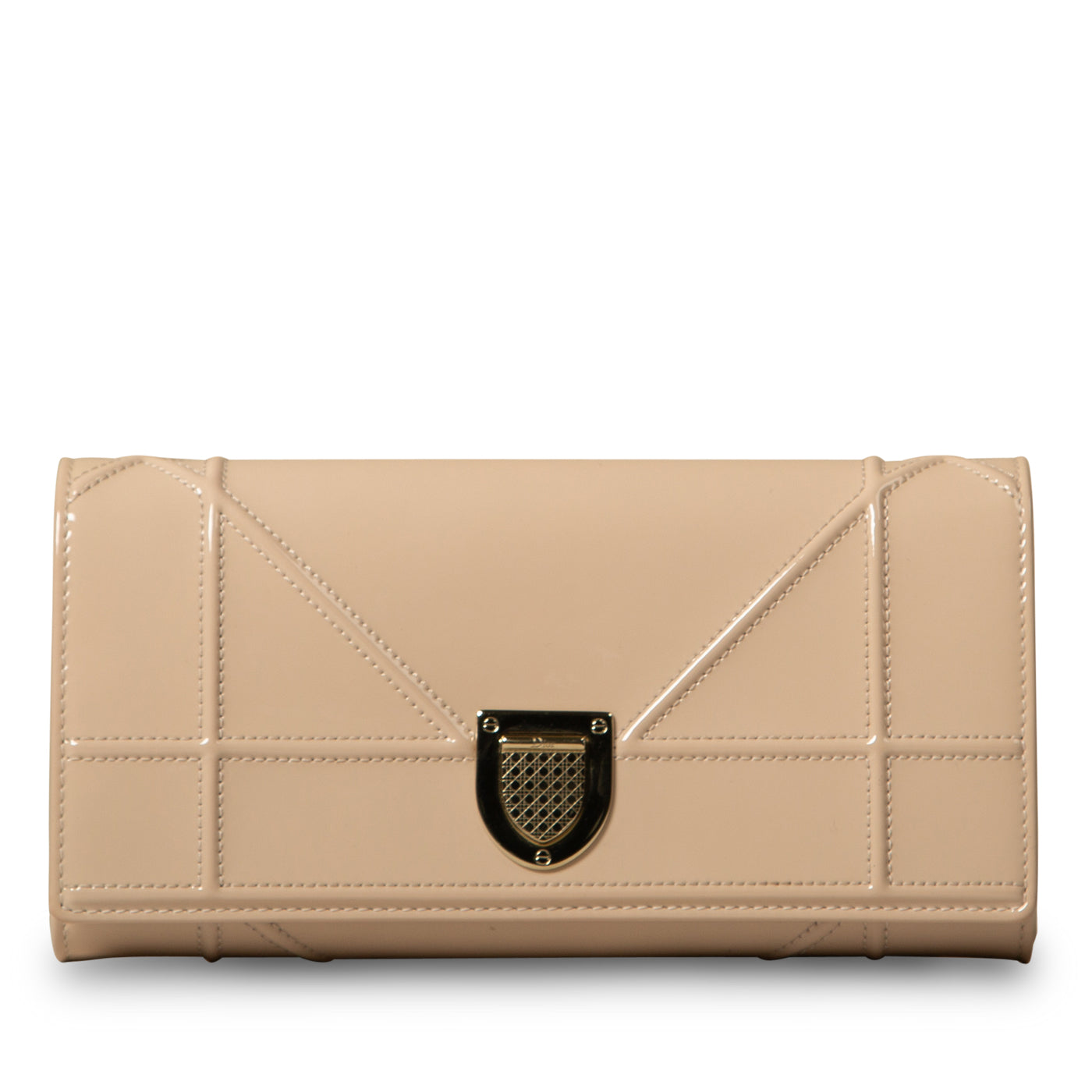 Christian Dior Diorama Patent Clutch