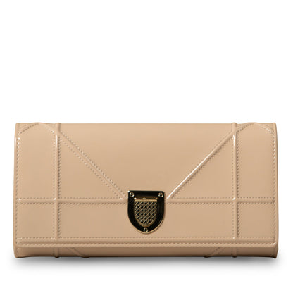 Christian Dior Diorama Patent Clutch