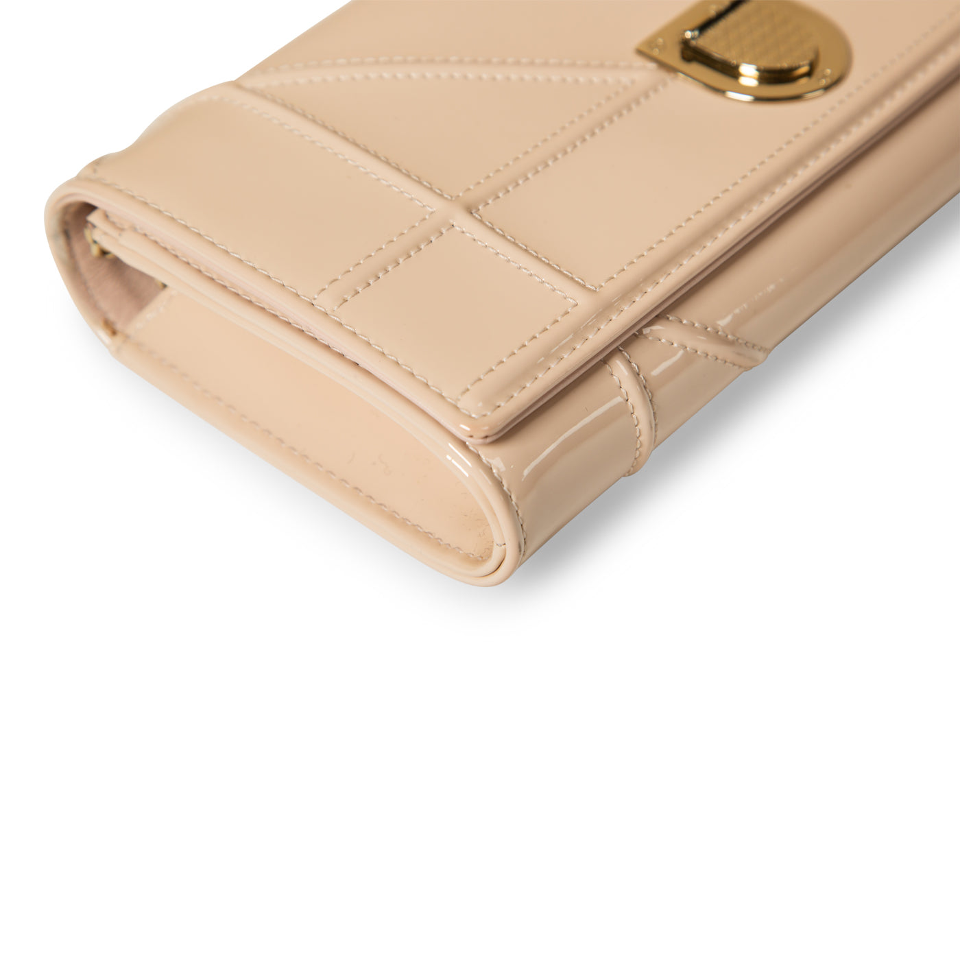 Christian Dior Diorama Patent Clutch