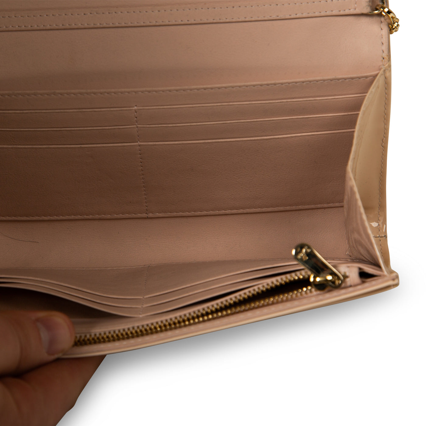 Christian Dior Diorama Patent Clutch