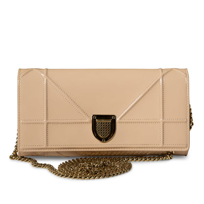 Christian Dior Diorama Patent Clutch