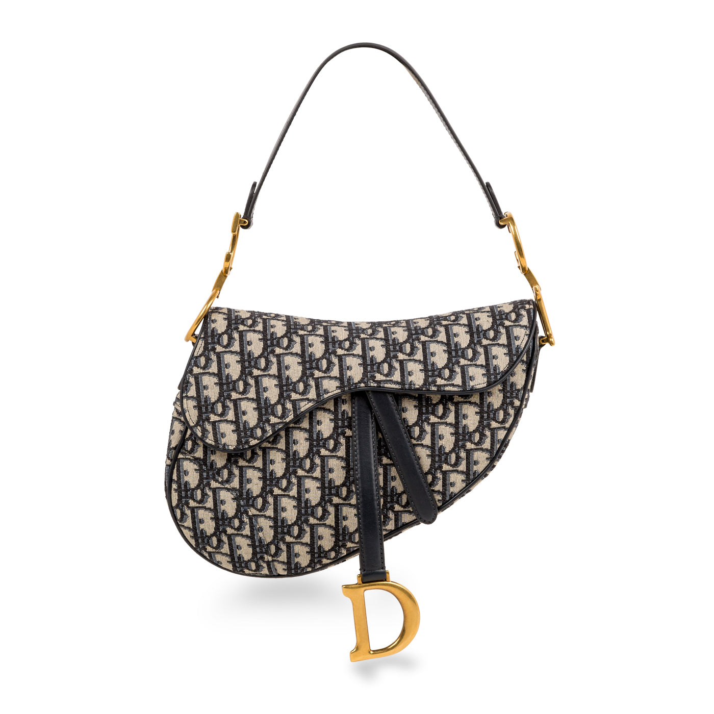 Christian Dior Saddle Bag - Oblique Canvas