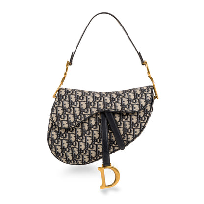 Christian Dior Saddle Bag - Oblique Canvas
