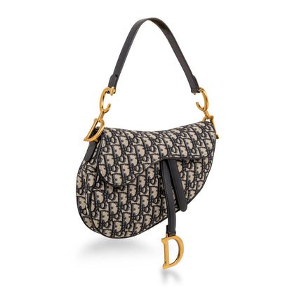 Christian Dior Saddle Bag - Oblique Canvas
