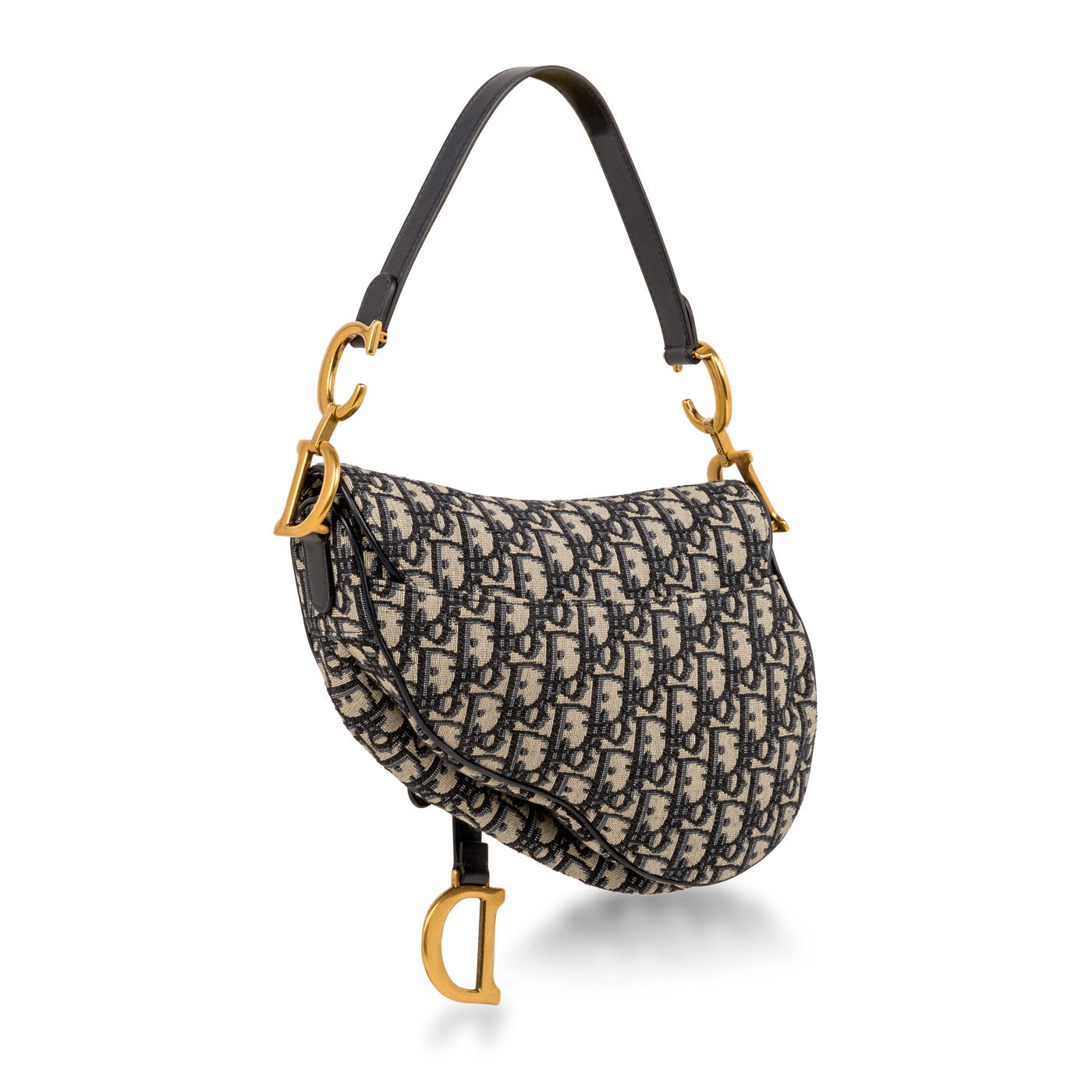 Christian Dior Saddle Bag - Oblique Canvas