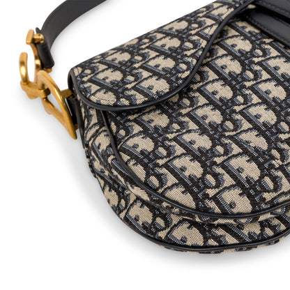 Christian Dior Saddle Bag - Oblique Canvas