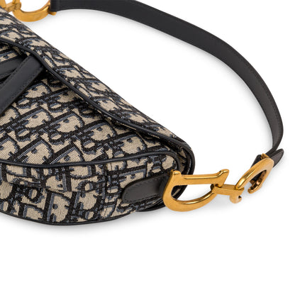 Christian Dior Saddle Bag - Oblique Canvas