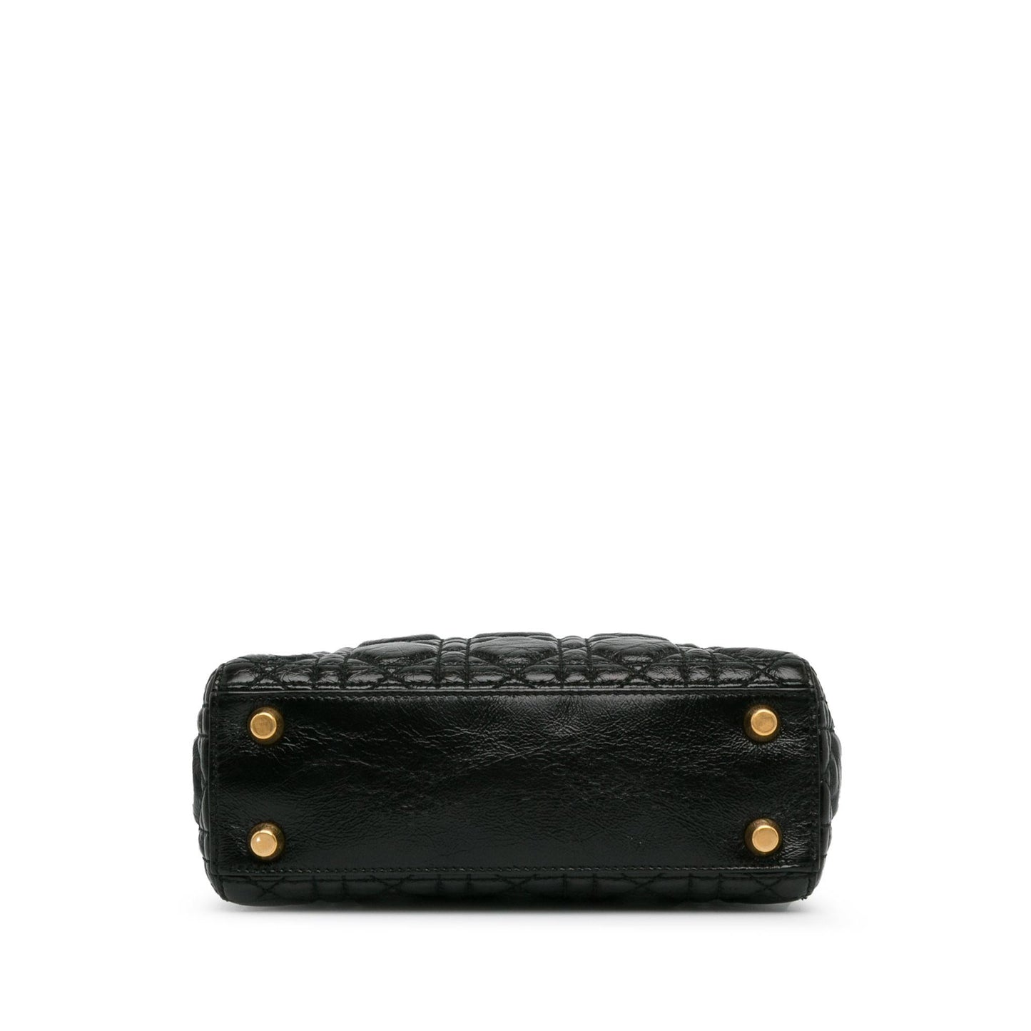 Dior Small Crinkled Patent Cannage Lucky Badges My Lady Dior (SHG-RZhaEd)