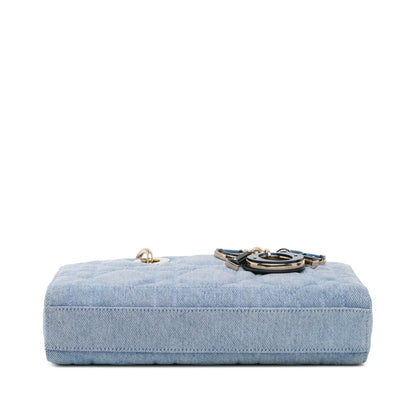 Dior Small Denim Macrocannage Lady D Joy