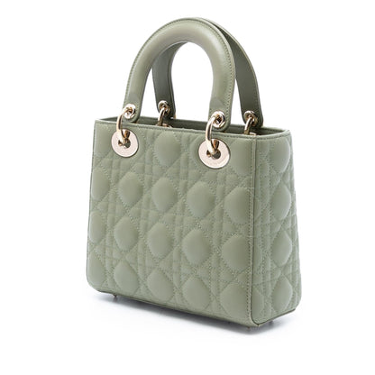 Dior Small Lambskin Cannage Lady Dior