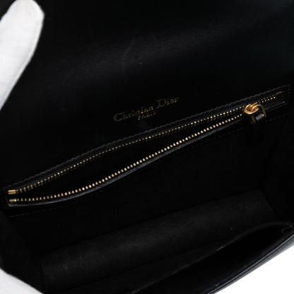 Dior Small Lambskin Studded Diorama Flap