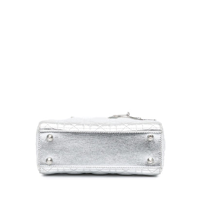 Dior Small Metallic Grained Calfskin Cannage My ABCDior Lady Dior