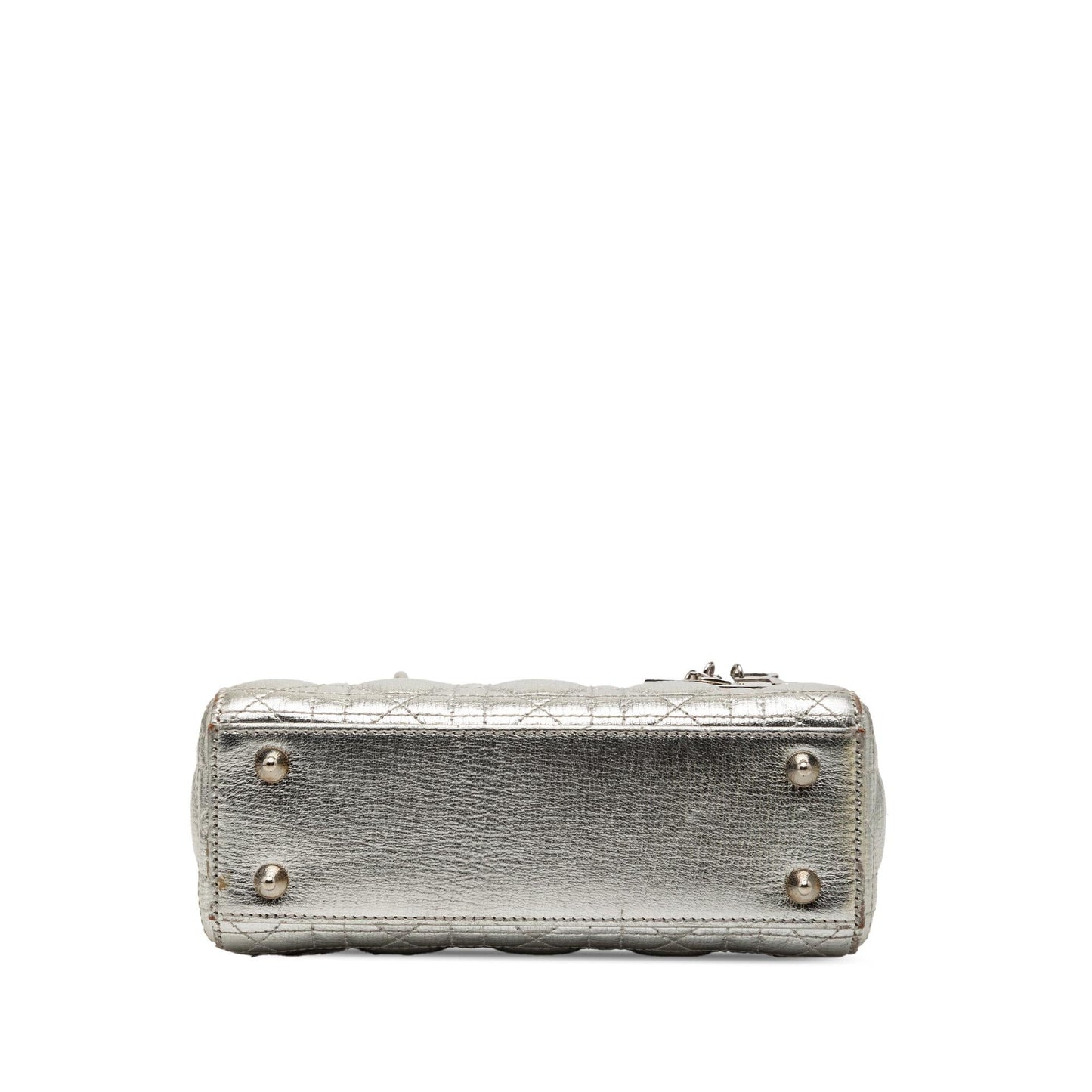 Dior Small Metallic Grained Calfskin Cannage My ABCDior Lady Dior