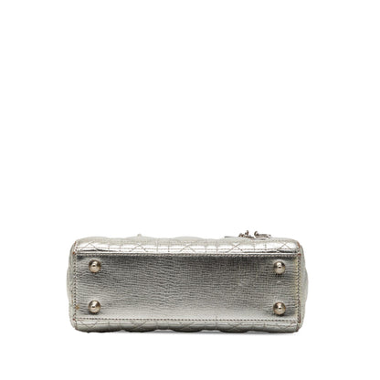 Dior Small Metallic Grained Calfskin Cannage My ABCDior Lady Dior