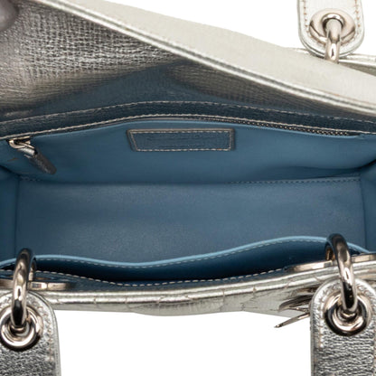 Dior Small Metallic Grained Calfskin Cannage My ABCDior Lady Dior