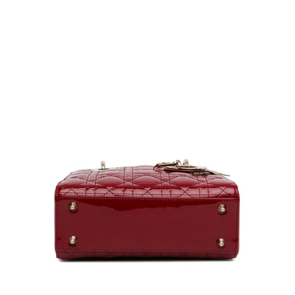 Dior Small Patent Cannage Lady Dior (SHG-PZW9FC)