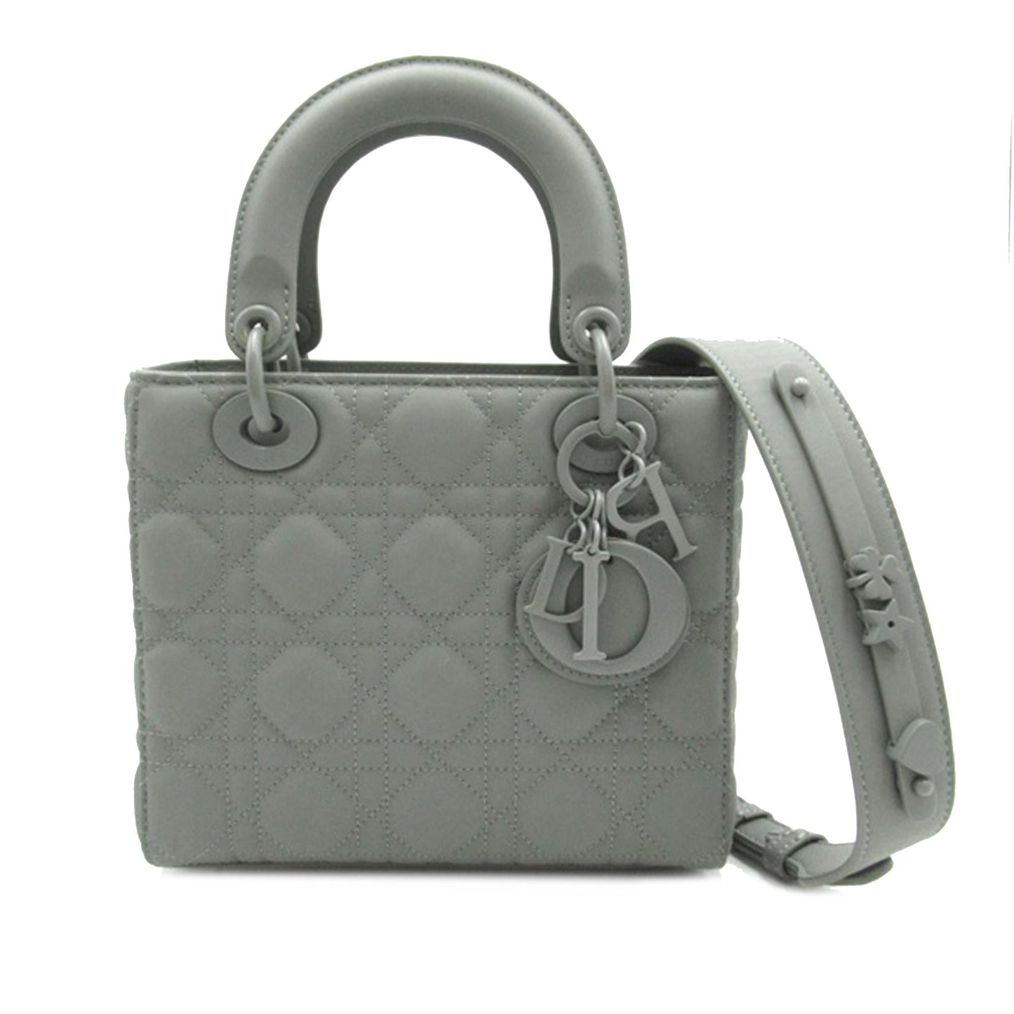 Dior Small Ultra Matte Calfskin Cannage My ABCDior Lady Dior (SHG-QB5aPD)
