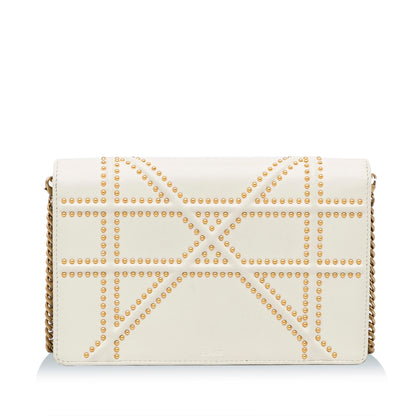 Dior Studded Diorama Wallet on Chain (SHG-Y3PaD4)