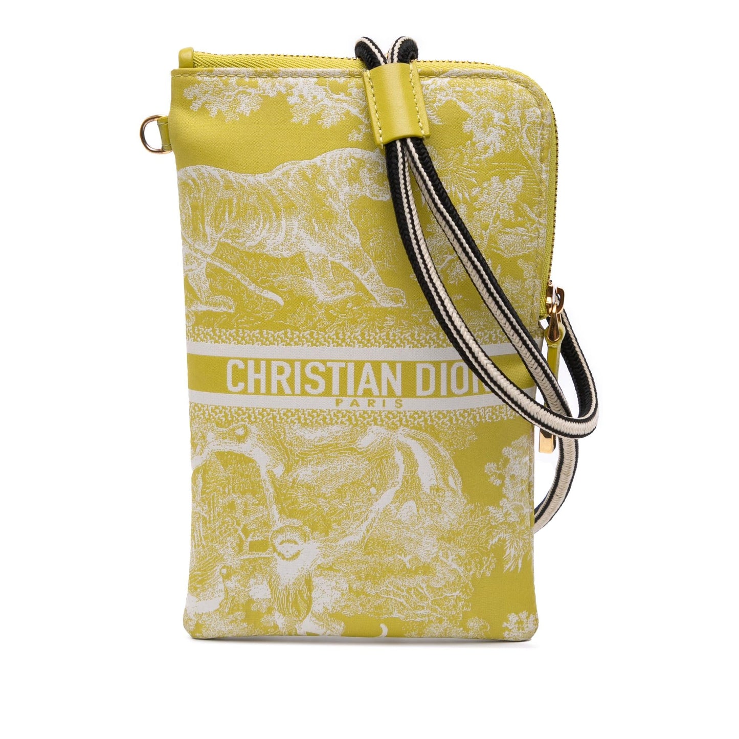Dior Technical Fabric Embroidered Toile De Jouy DiorTravel Multifunction Pouch