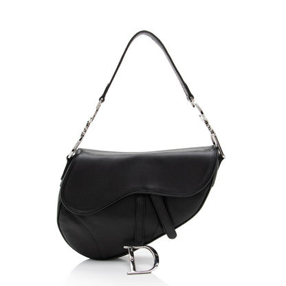 Dior Vintage Leather Saddle Bag (SHF-JDFMWH)