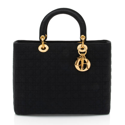 Dior Vintage Nylon Lady Dior Large Tote