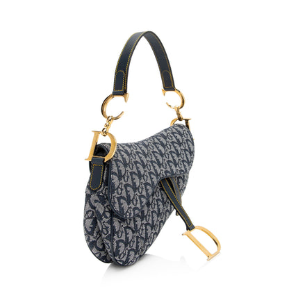 Dior Vintage Oblique Saddle Bag