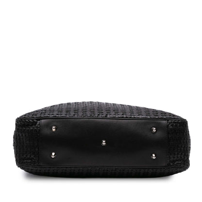 Dior Woven Lambskin Lady Dior Soft Shopping Tote